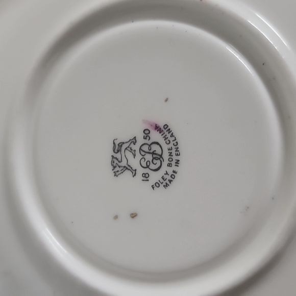 Yellow EB Foley China Tea Cup and Saucer Teacup Set very rare - Picture 4 of 8